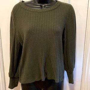 Madewell Brand Dark Green Sweater Size S